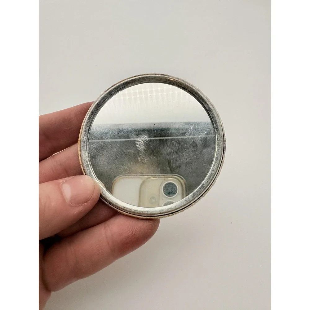 Vintage Souvenir Photo Pocket Mirrors Lot 4 Baseball Softball Kids‎ Portraits
